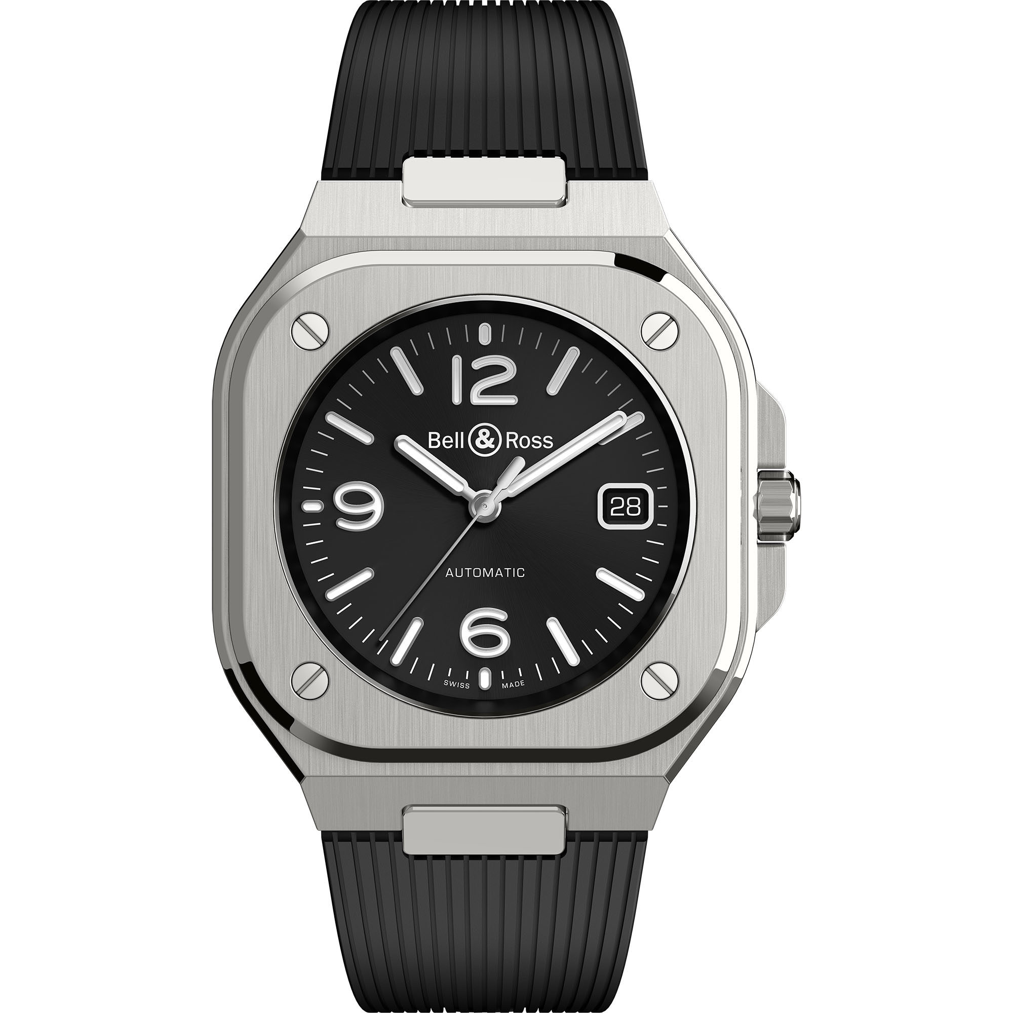 Bell & Ross BR 05 Black Steel BR05A-BL-ST/SRB watches for sale
